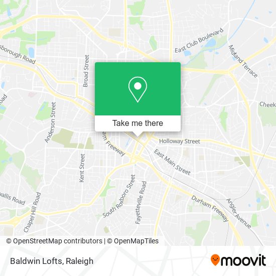 Mapa de Baldwin Lofts