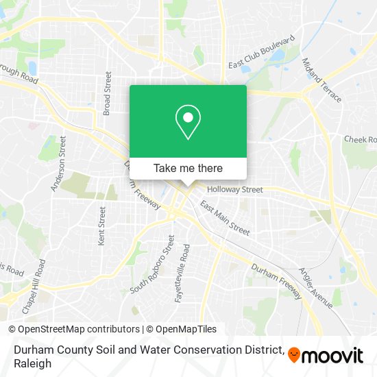 Durham County Soil and Water Conservation District map