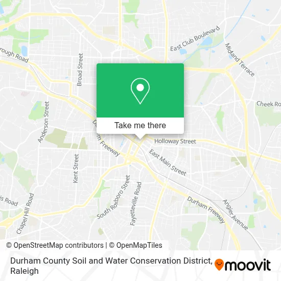 Durham County Soil and Water Conservation District map