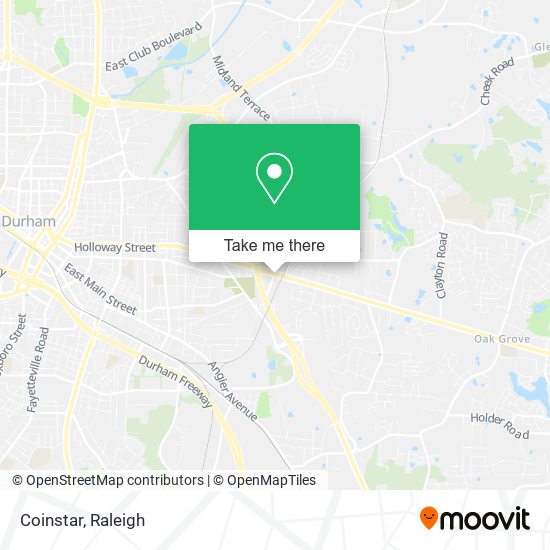 Mapa de Coinstar