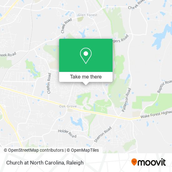 Mapa de Church at North Carolina