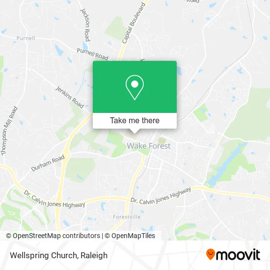 Wellspring Church map