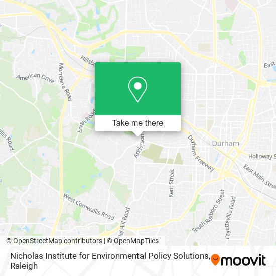 Mapa de Nicholas Institute for Environmental Policy Solutions