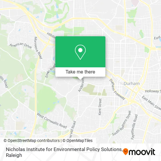 Nicholas Institute for Environmental Policy Solutions map