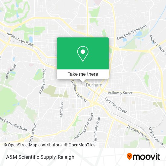 Mapa de A&M Scientific Supply