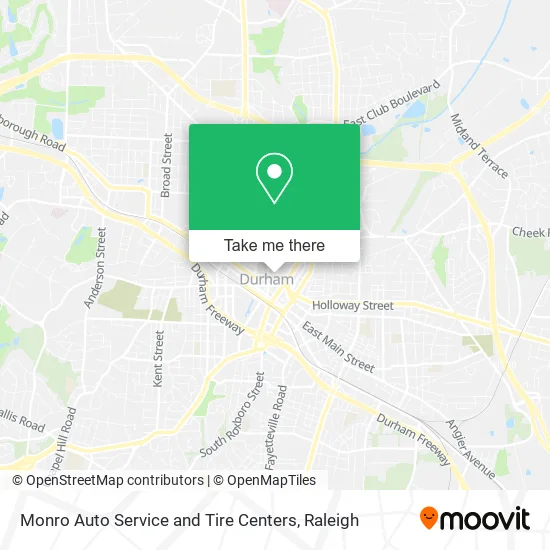 Monro Auto Service and Tire Centers map