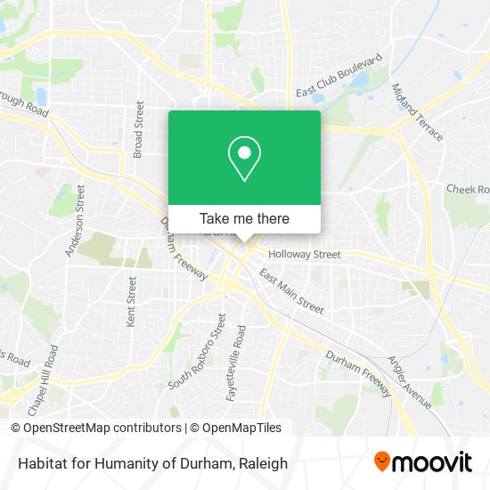 Mapa de Habitat for Humanity of Durham