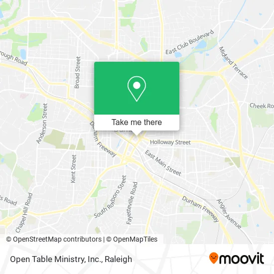 Open Table Ministry, Inc. map