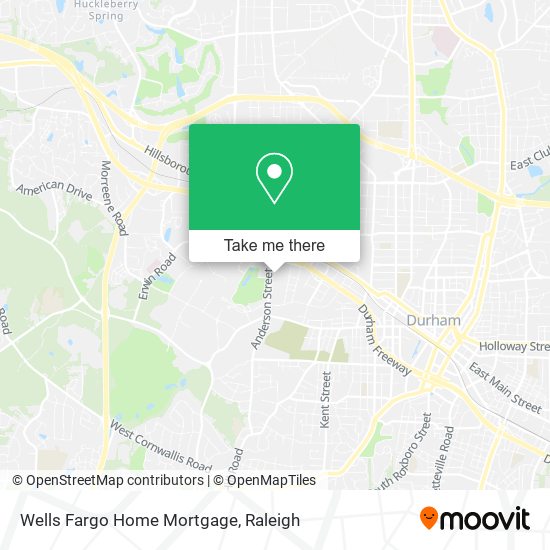 Mapa de Wells Fargo Home Mortgage