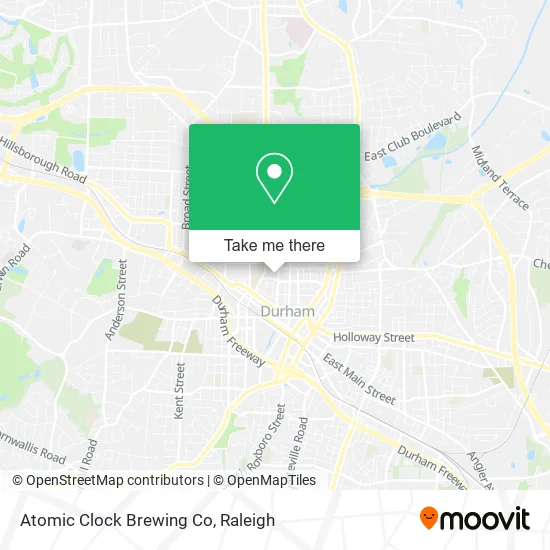 Atomic Clock Brewing Co map