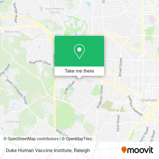 Duke Human Vaccine Institute map