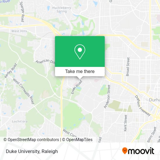 Mapa de Duke University