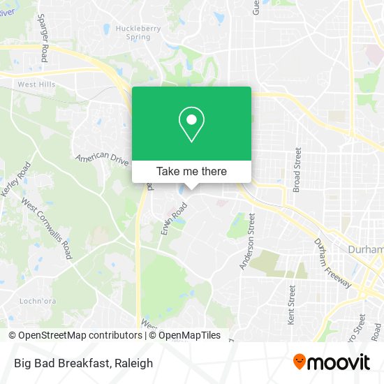Mapa de Big Bad Breakfast