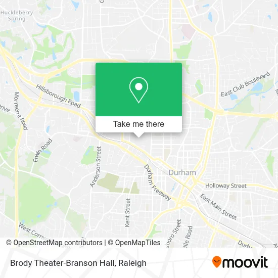 Brody Theater-Branson Hall map