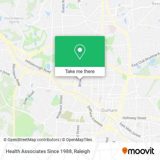 Mapa de Health Associates Since 1988