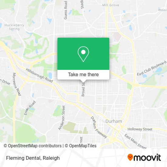 Fleming Dental map