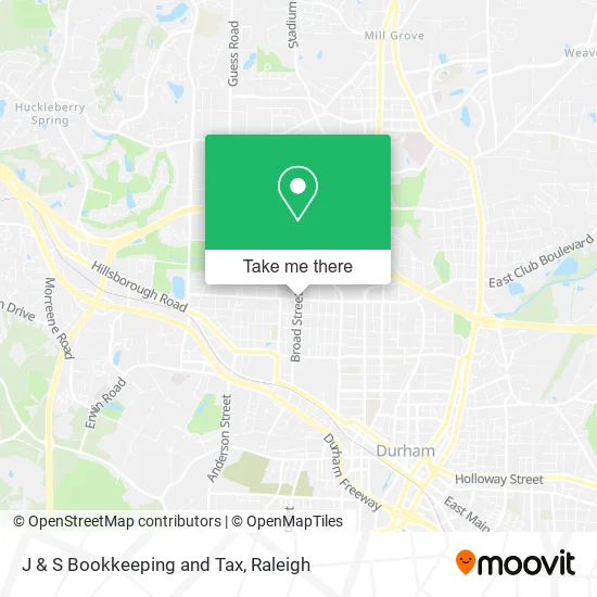 J & S Bookkeeping and Tax map