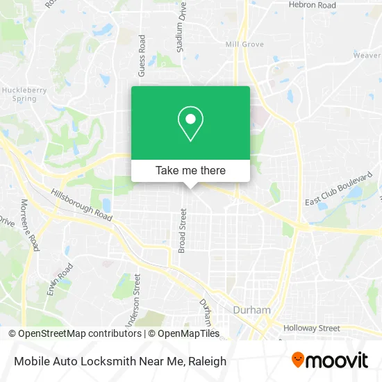 Mobile Auto Locksmith Near Me map