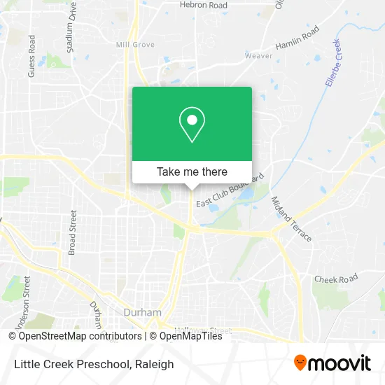 Little Creek Preschool map