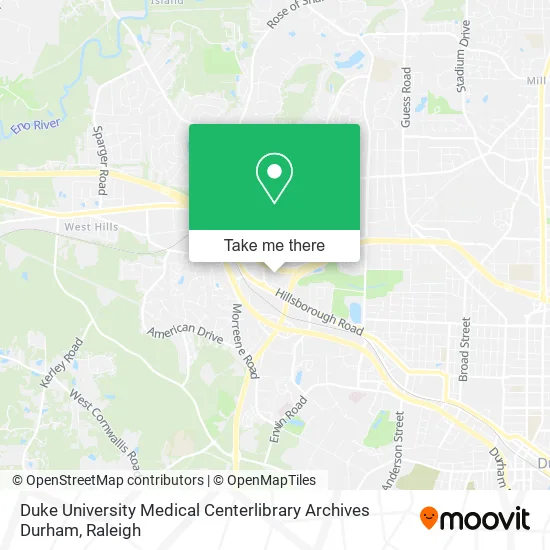 Duke University Medical Centerlibrary Archives Durham map