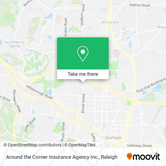 Around the Corner Insurance Agency Inc. map