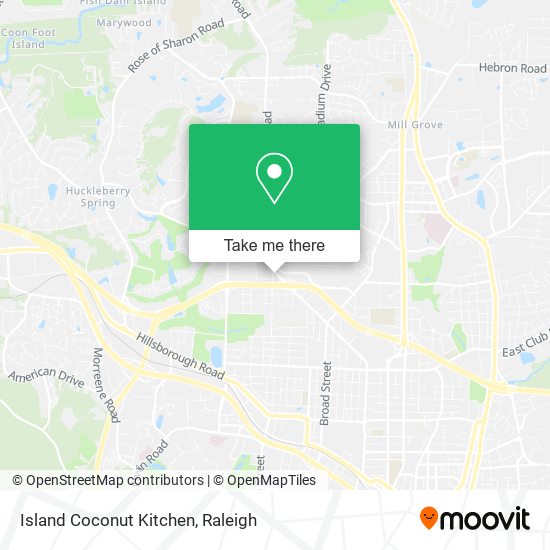 Mapa de Island Coconut Kitchen