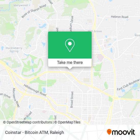 Coinstar - Bitcoin ATM map