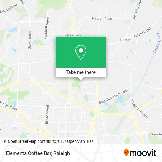 Elements Coffee Bar map