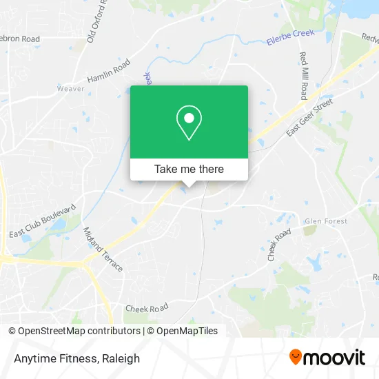 Anytime Fitness map