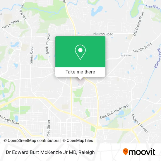 Dr Edward Burt McKenzie Jr MD map
