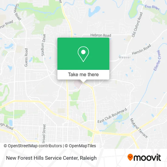New Forest Hills Service Center map