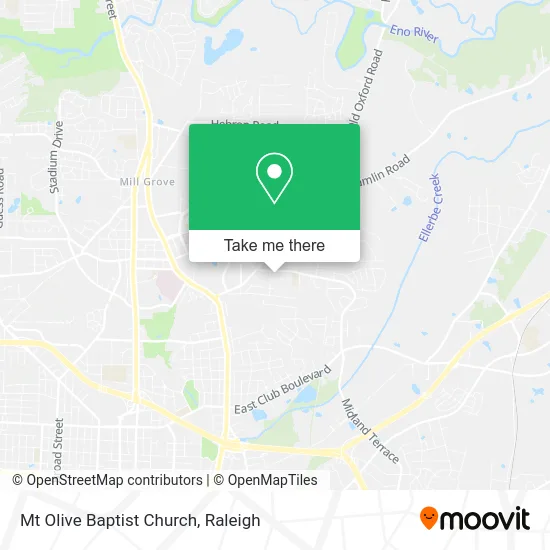 Mt Olive Baptist Church map