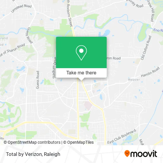 Total by Verizon map