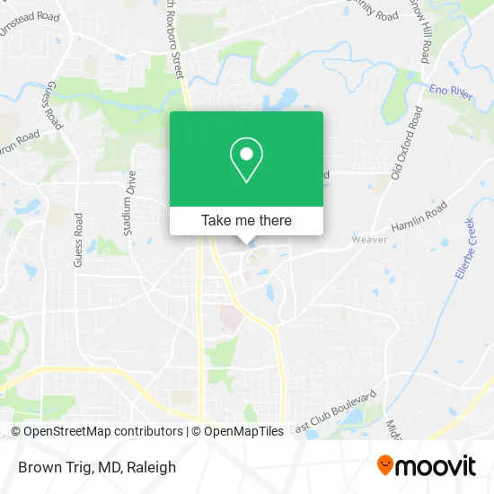 Brown Trig, MD map