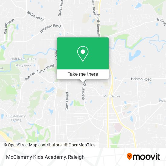 Mapa de McClammy Kids Academy