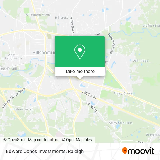 Edward Jones Investments map