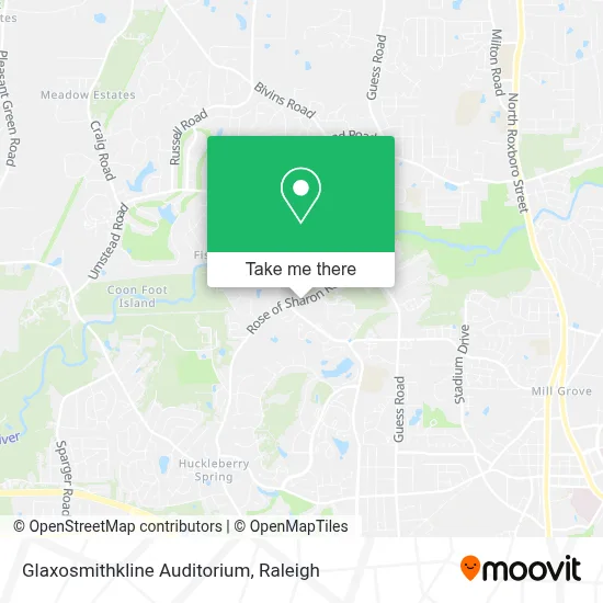 Glaxosmithkline Auditorium map