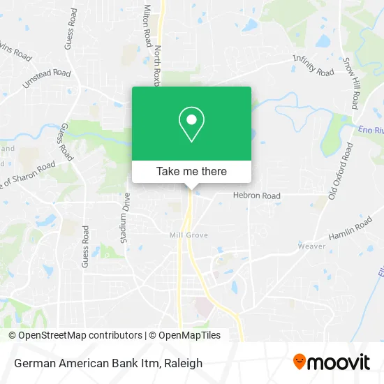 German American Bank Itm map