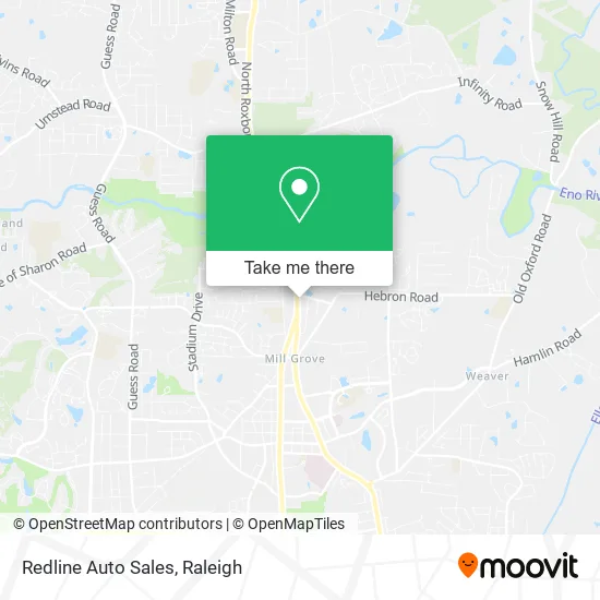 Redline Auto Sales map