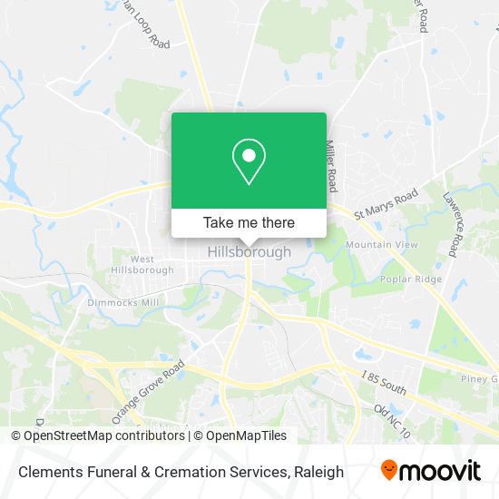 Clements Funeral & Cremation Services map