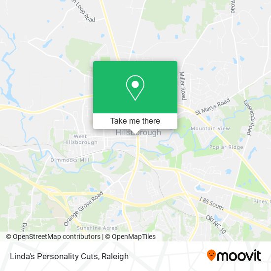 Mapa de Linda's Personality Cuts