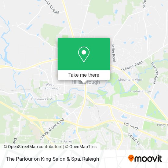 The Parlour on King Salon & Spa map