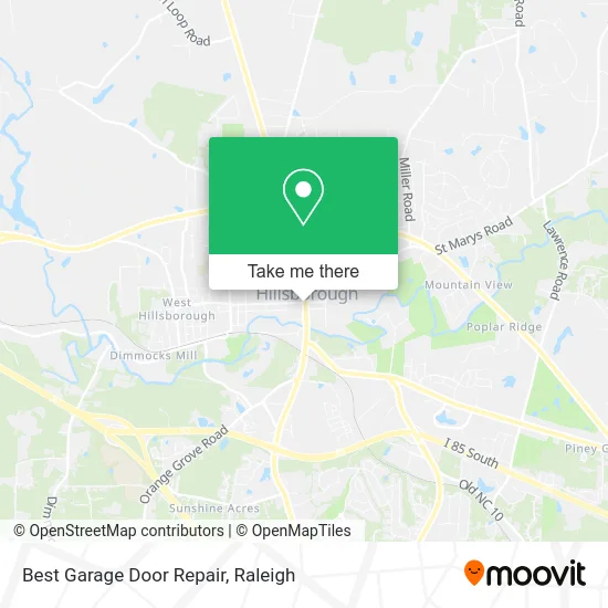 Best Garage Door Repair map