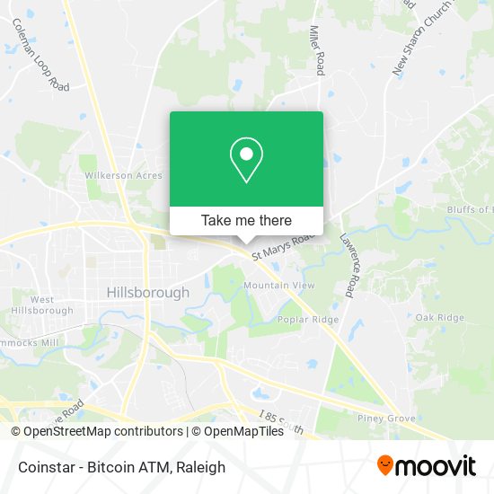 Coinstar - Bitcoin ATM map