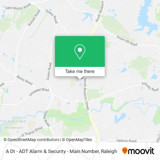Mapa de A Dt - ADT Alarm & Security - Main Number