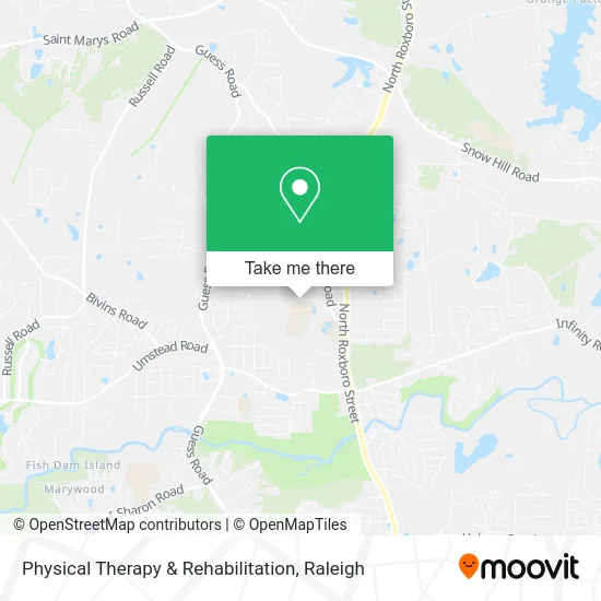 Physical Therapy & Rehabilitation map