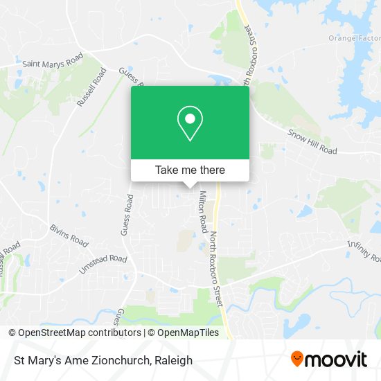 St Mary's Ame Zionchurch map
