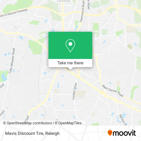 Mavis Discount Tire map