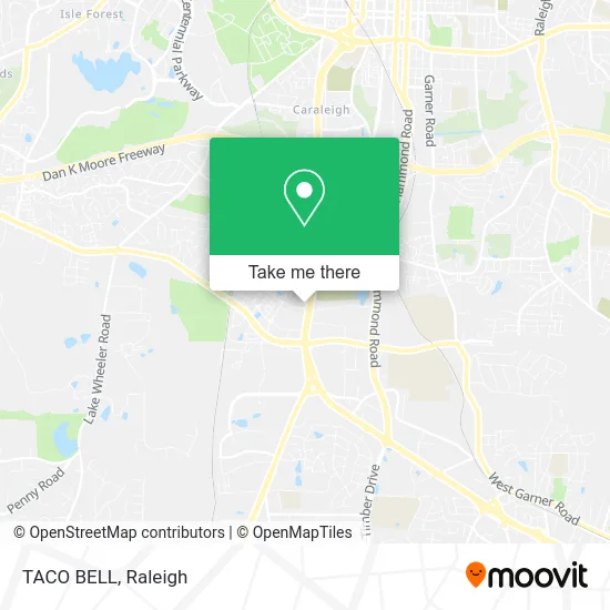 TACO BELL map