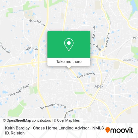 Keith Barclay - Chase Home Lending Advisor - NMLS ID map